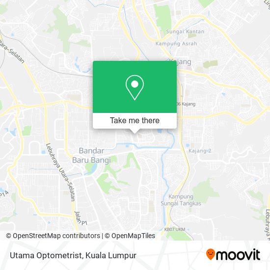 Utama Optometrist map