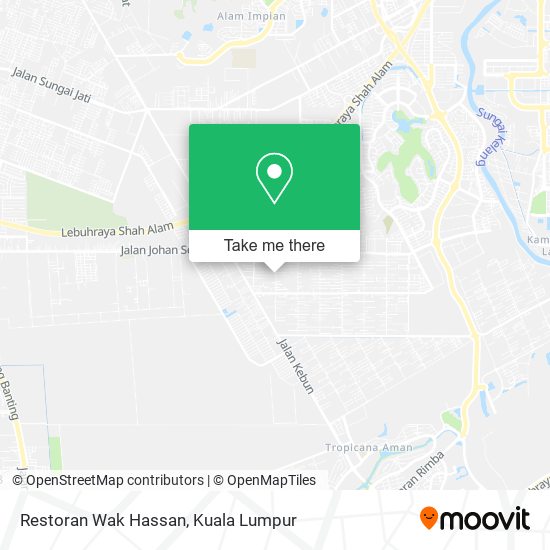 Restoran Wak Hassan map