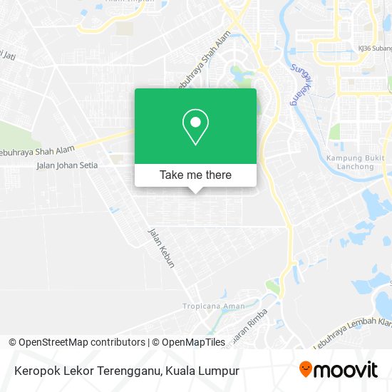Peta Keropok Lekor Terengganu