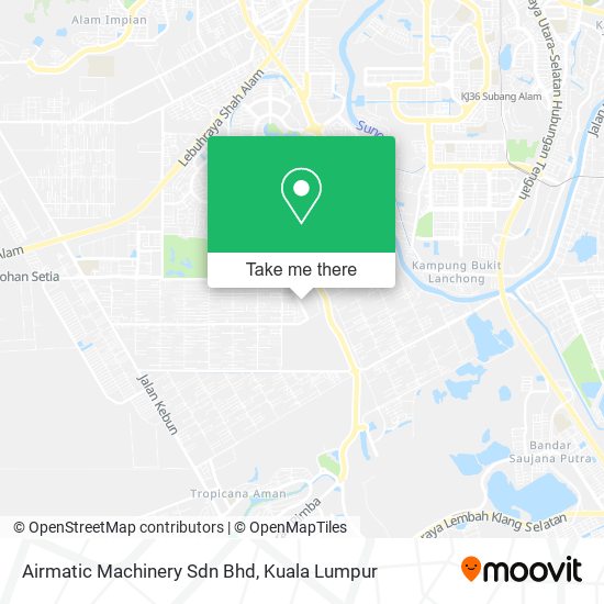 Airmatic Machinery Sdn Bhd map