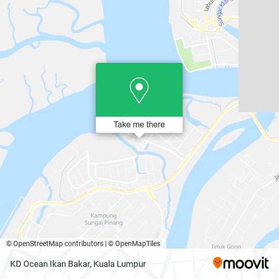 KD Ocean Ikan Bakar map