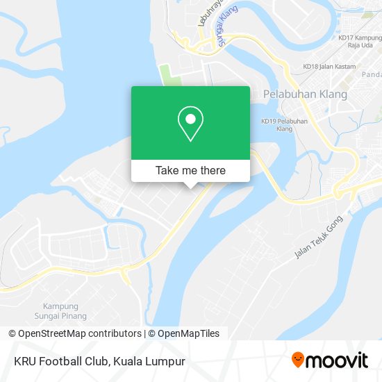 KRU Football Club map