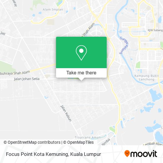 Focus Point Kota Kemuning map