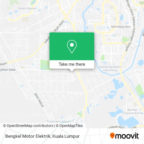 Bengkel Motor Elektrik map