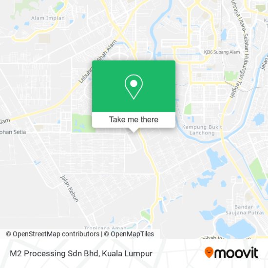 M2 Processing Sdn Bhd map