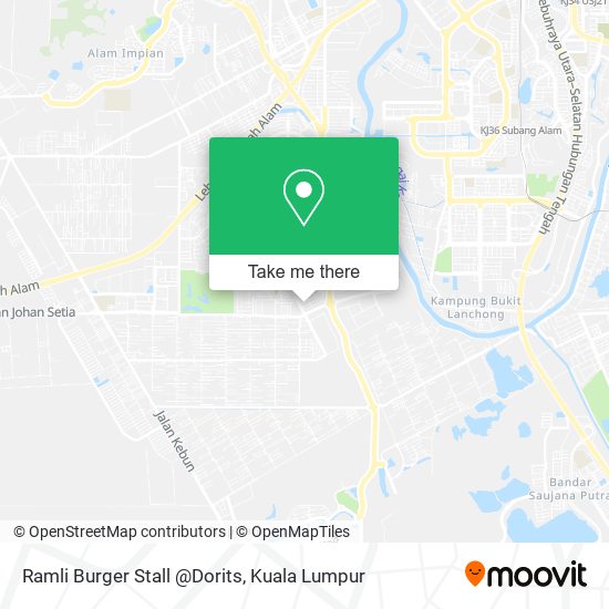 Ramli Burger Stall @Dorits map
