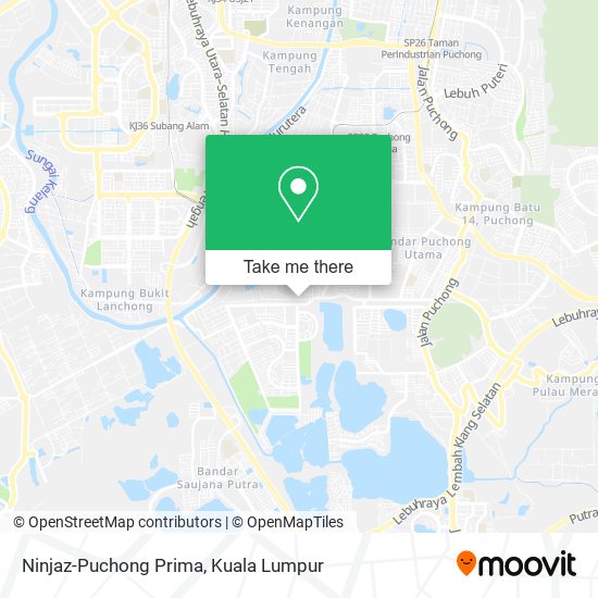 Ninjaz-Puchong Prima map