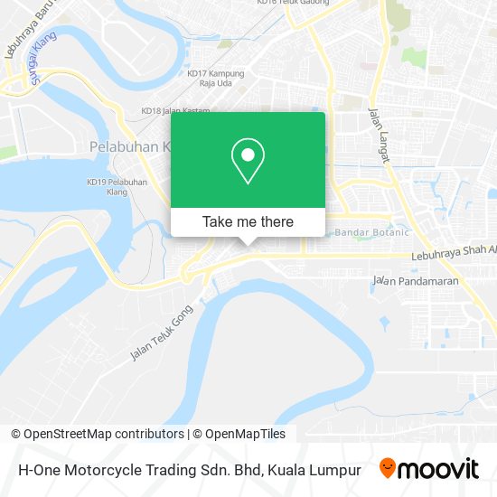 H-One Motorcycle Trading Sdn. Bhd map