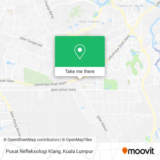 Pusat Refleksologi Klang map