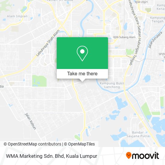 WMA Marketing Sdn. Bhd map