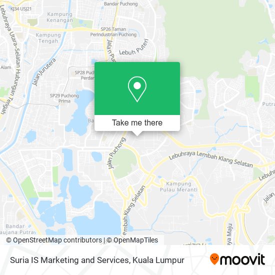 Suria IS Marketing and Services map