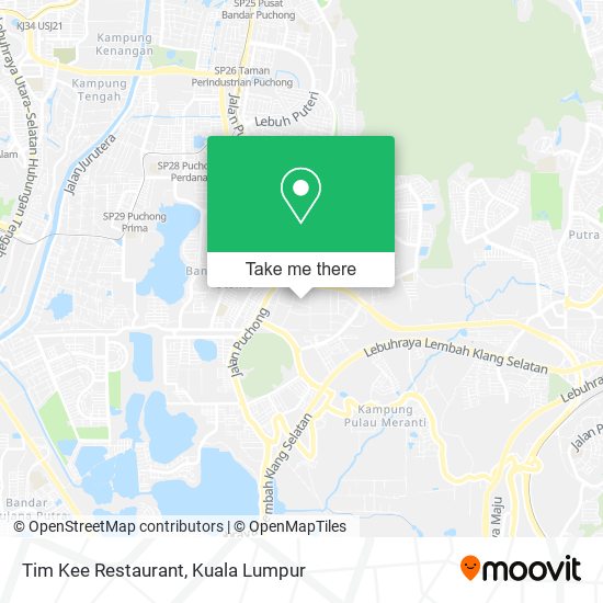 Tim Kee Restaurant map