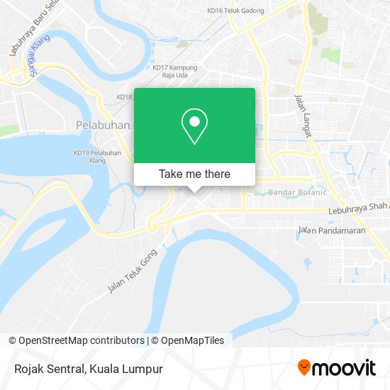 Rojak Sentral map