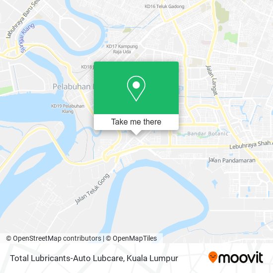 Total Lubricants-Auto Lubcare map