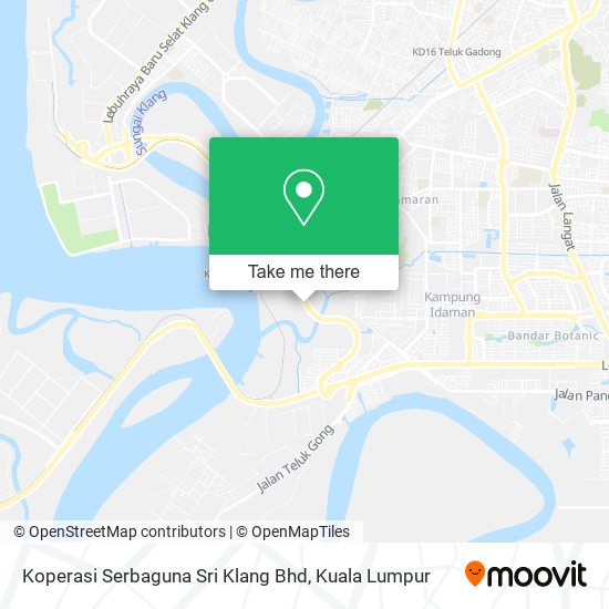 Peta Koperasi Serbaguna Sri Klang Bhd