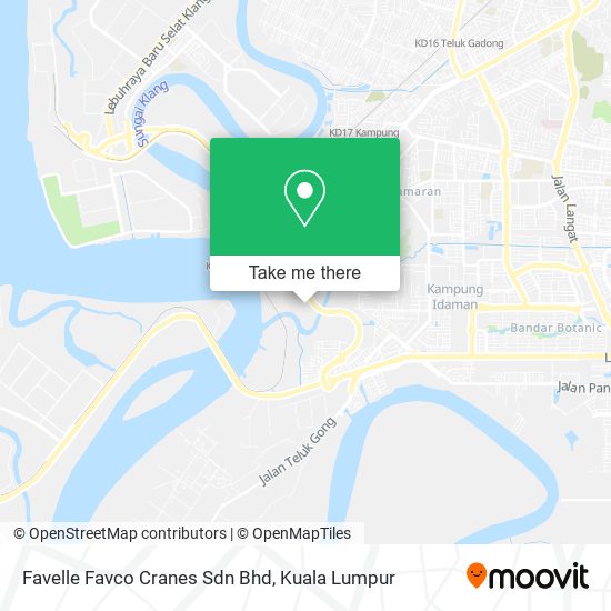 Peta Favelle Favco Cranes Sdn Bhd