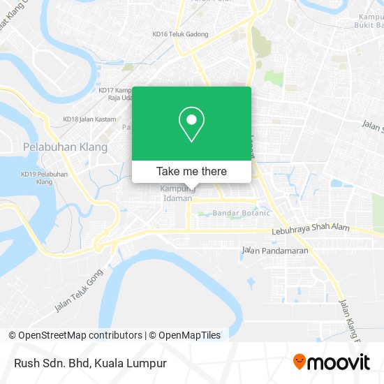 Rush Sdn. Bhd map