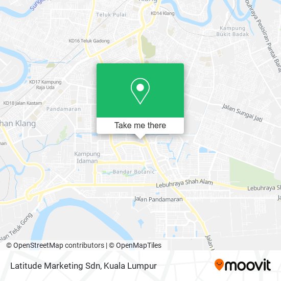 Latitude Marketing Sdn map