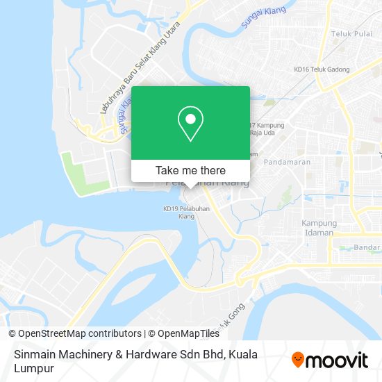 Sinmain Machinery & Hardware Sdn Bhd map