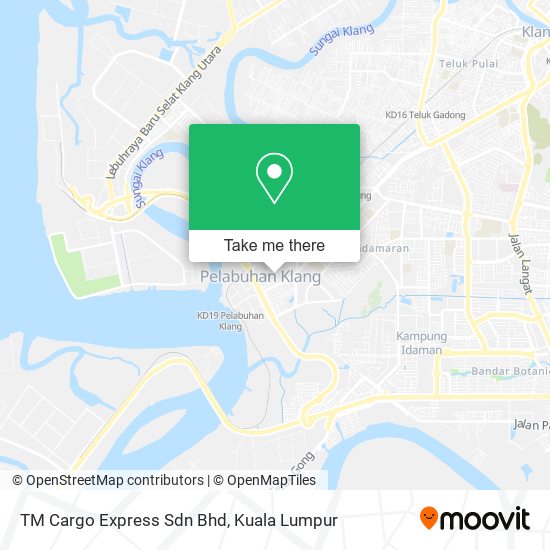 Peta TM Cargo Express Sdn Bhd