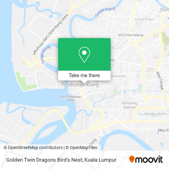 Golden Twin Dragons Bird's Nest map
