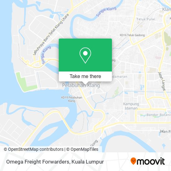 Omega Freight Forwarders map