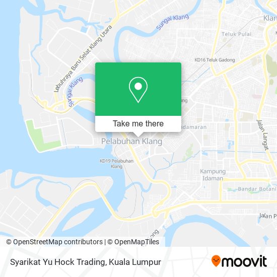 Peta Syarikat Yu Hock Trading