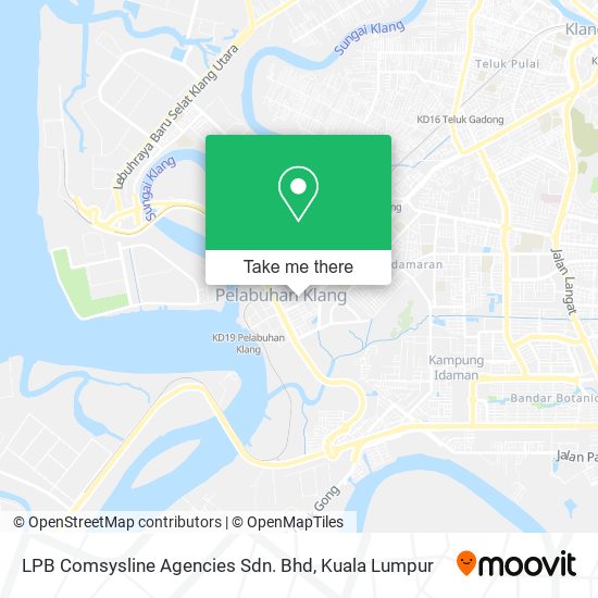 Peta LPB Comsysline Agencies Sdn. Bhd