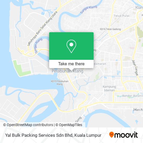 Peta Yal Bulk Packing Services Sdn Bhd