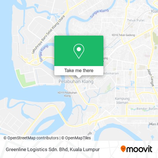 Peta Greenline Logistics Sdn. Bhd