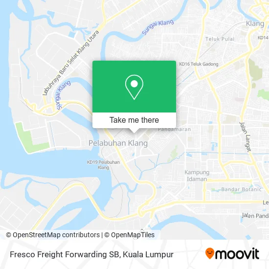 Fresco Freight Forwarding SB map