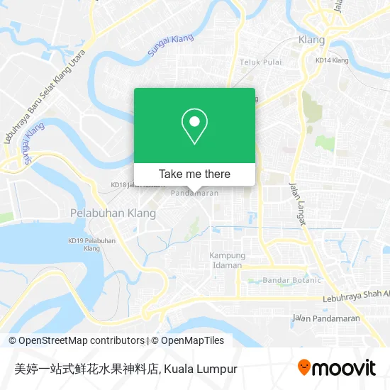 美婷一站式鲜花水果神料店 map