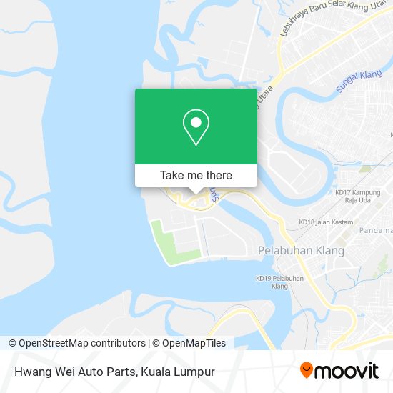 Hwang Wei Auto Parts map