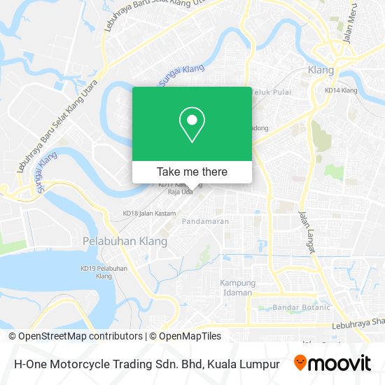 H-One Motorcycle Trading Sdn. Bhd map