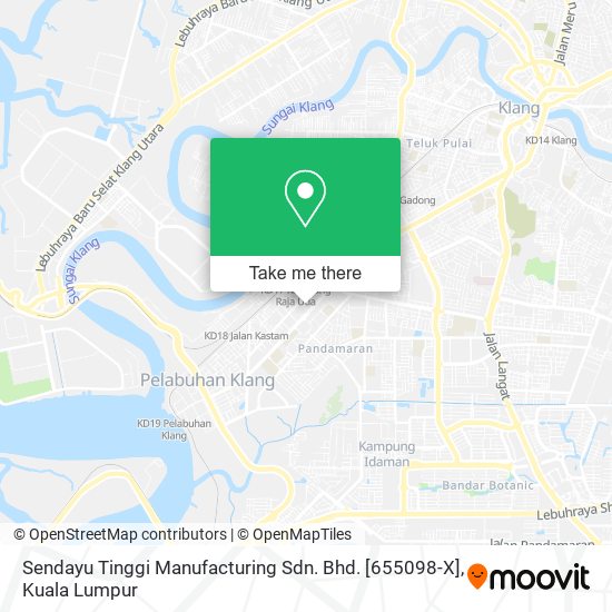 Sendayu Tinggi Manufacturing Sdn. Bhd. [655098-X] map