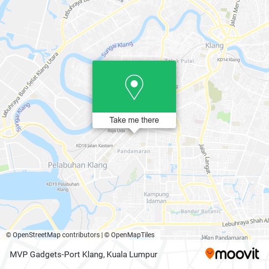 Peta MVP Gadgets-Port Klang