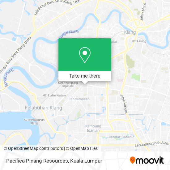 Pacifica Pinang Resources map