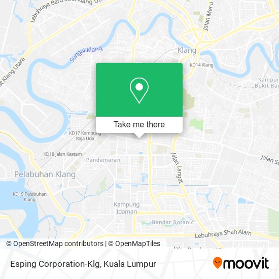 Esping Corporation-Klg map