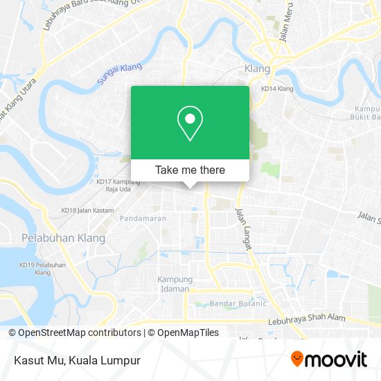 Kasut Mu map