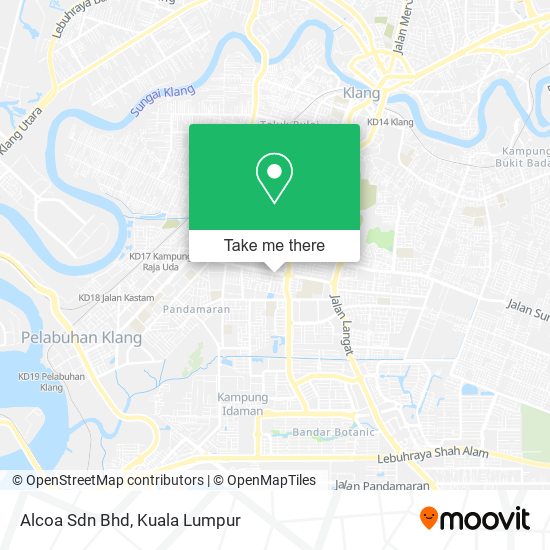 Alcoa Sdn Bhd map