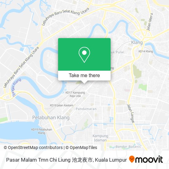 Peta Pasar Malam Tmn Chi Liung 池龙夜市