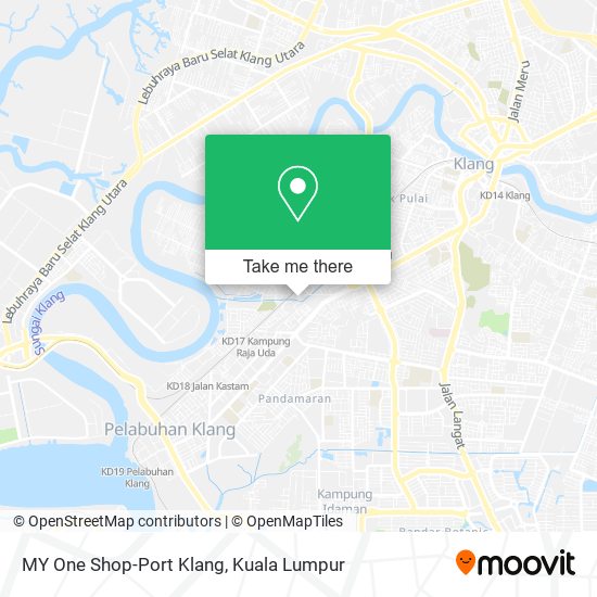 Peta MY One Shop-Port Klang