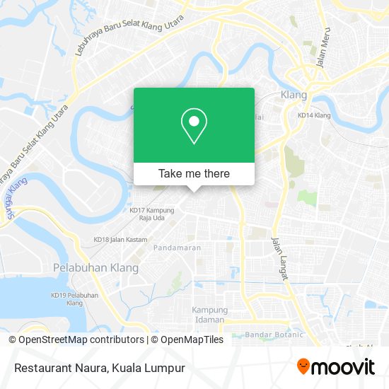 Restaurant Naura map