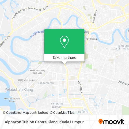 Alphazon Tuition Centre Klang map