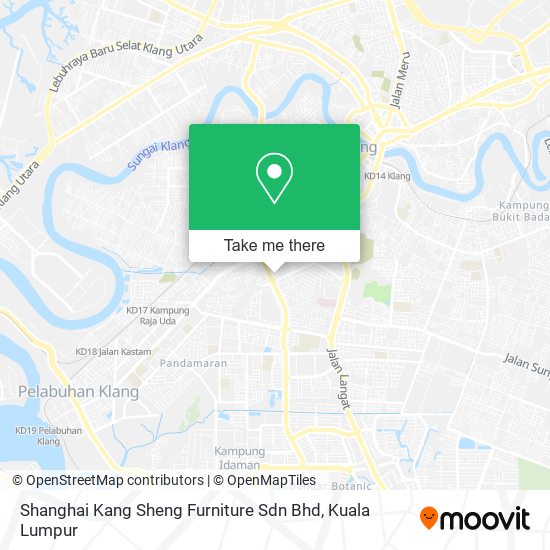 Shanghai Kang Sheng Furniture Sdn Bhd map