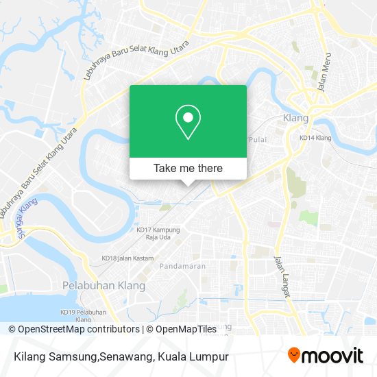 Kilang Samsung,Senawang map