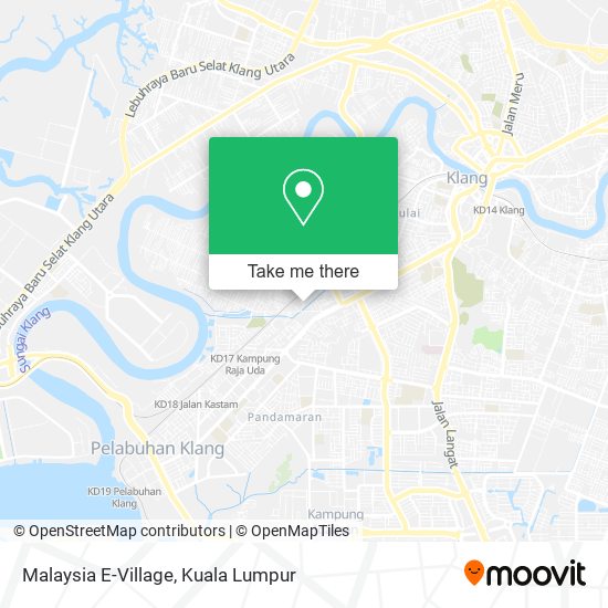 Malaysia E-Village map