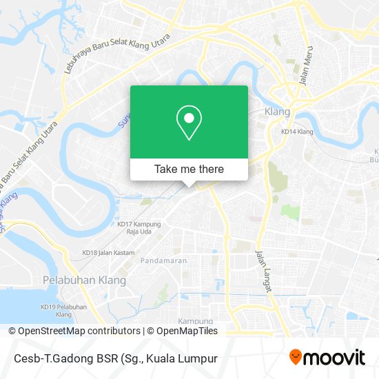 Peta Cesb-T.Gadong BSR