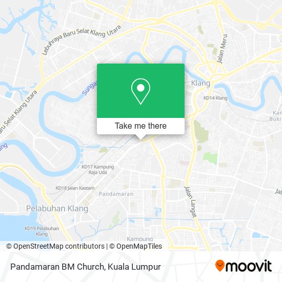 Pandamaran BM Church map