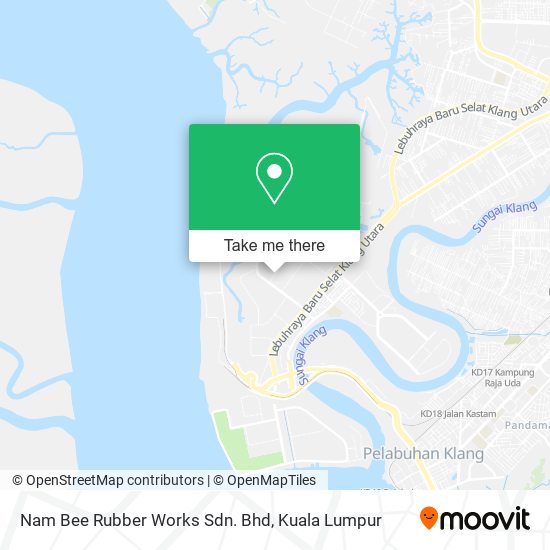 Nam Bee Rubber Works Sdn. Bhd map